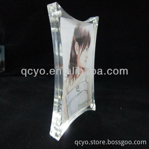 silicone 2.5inch photo frame soft plastic magnet photo frame